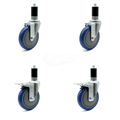 Service Caster Regency Work Table Caster Replacement Set REG-EXTTL20S514-PPUB-BLUE-112-2-S-2